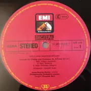 LP - Mozart - Violinkonz. No.2 D-dur K.211 / No.4 D-dur K.218 - gatefold sleeve