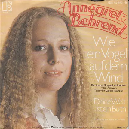 Annegret Behrend - Wie Ein Vogel Auf Dem Wind (Arrival)