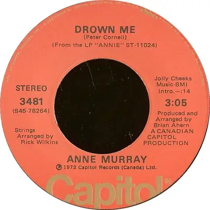 Anne Murray - Danny's Song