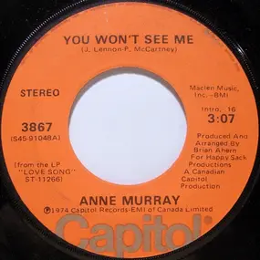 Anne Murray - You Won't See Me