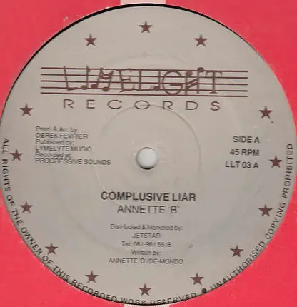Annette B / Demondo - Compulsive Liar / Skin Ketch A Dub