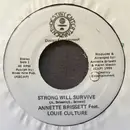 7inch Vinyl Single - Annette Brissett Feat, Louie Culture - Strong Will Survive