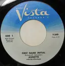 7inch Vinyl Single - Annette With The Afterbeats - First Name Initial - Styrene