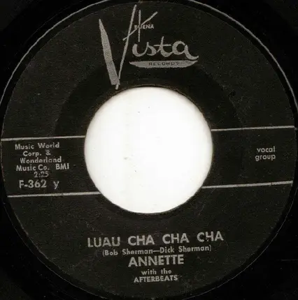 Annette With The The Afterbeats - Pineapple Princess / Luau Cha Cha Cha