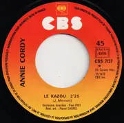7inch Vinyl Single - Annie Cordy - Le Kazou / Le Leçon De Kazou - Paper Labels