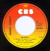 7inch Vinyl Single - Annie Cordy - Natacha - Paper Labels