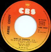 7inch Vinyl Single - Annie Cordy - Nini La Chance