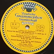 LP - Beethoven / Mozart - Klavierkonzert Nr. 3 C-moll / 2 Konzertrondos