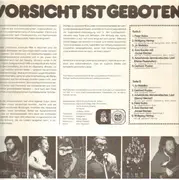 LP - Anni Becker, Peter Kühn, Jo Mateiko - Vorsicht Ist Geboten - Textured Cover