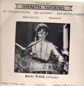 Anni Frind - Operetta Favorites - Die Csardas Fürstin, Paganini, etc.