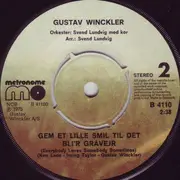 7inch Vinyl Single - Anniqa , Gustav Winckler - Der Er Intet Der Ka' Få Mig Til At Glemme Dig