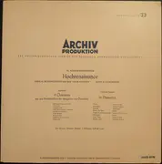 LP - Anonymous / Tielman Susato - 9 Chansons / 16 Danserye (Safford Cape) - Mono / Fold-out Cover
