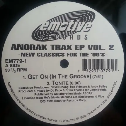 Anorak Trax - Vol. 2: New Classics For The '90's