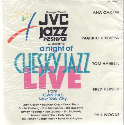 Ana Caram , Paquito D'rivera , Tom Harrell , Fred Hersch , Phil Woods - Jvc Jazz Festival Live - A Night Of Chesky Jazz - Town Hall, New York
