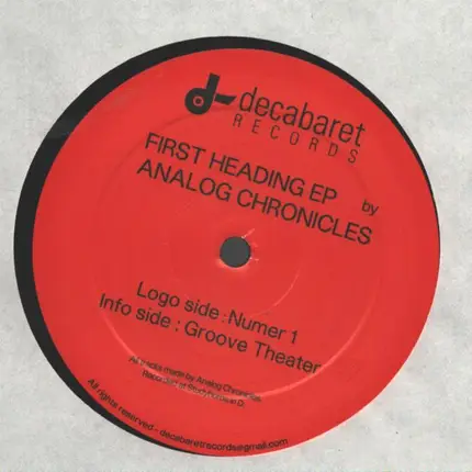Analog Chronicles - First Heading Ep