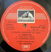 LP - Ananda Shankar - A Musical Discovery Of India