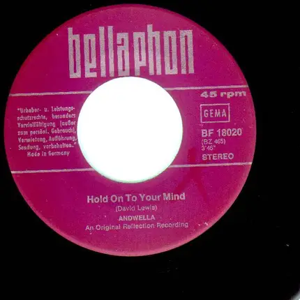 Andwella's Dream - Hold On To Your Mind