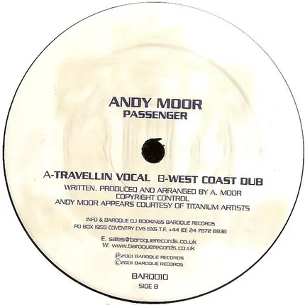 Andy Moor - Passenger