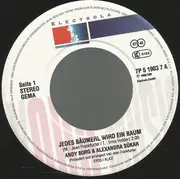 7inch Vinyl Single - Andy Borg & Alexandra Sükar - Jedes Bäumerl Wird Ein Baum