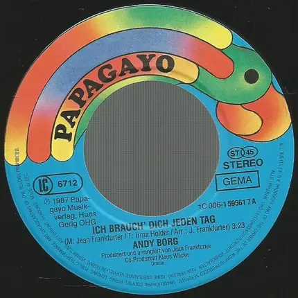 Andy Borg - Ich Brauch' Dich Jeden Tag