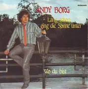 7inch Vinyl Single - Andy Borg - Lang' Schon Ging Die Sonne Unter