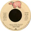 7inch Vinyl Single - Andy Gibb - (Love Is) Thicker Than Water - Pitman Pressing