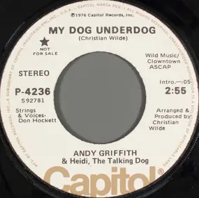 Andy Griffith - My Dog Underdog