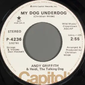 Andy Griffith - My Dog Underdog