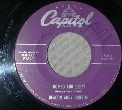Andy Griffith - Romeo And Juliet