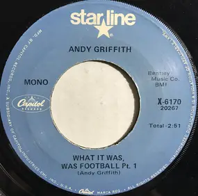 Andy Griffith - What It Was, Was Football Pt. 1