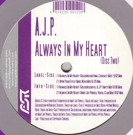 Andy Jay Powell - Always In My Heart (Disc Two)