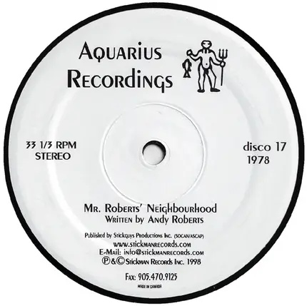 Andy Roberts - Mr. Roberts' Neighbourhood