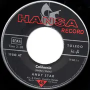 7inch Vinyl Single - Andy Star - California / Einsamkeit