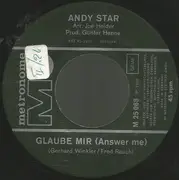 7inch Vinyl Single - Andy Star - Ich Will Wieder Nach Haus'
