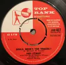 7inch Vinyl Single - Andy Stewart With The White Heather Group - Donald, Where's Your Troosers? - Embossed Side B Letters