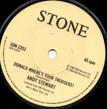 Andy Stewart - Donald Where's Your Troosers?