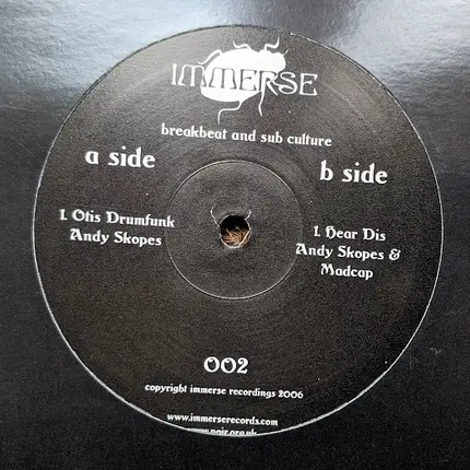Andy Skopes & Madcap - Otis Drumfunk / Hear Dis