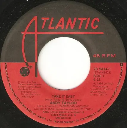 Andy Taylor - Take It Easy