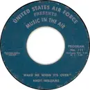 7inch Vinyl Single - Andy Williams , Eddy Arnold - Wake Me When It's Over / Little Sparrow