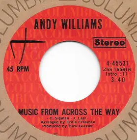 Andy Williams - Music From Across The Way