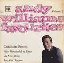 7inch Vinyl Single - Andy Williams - Andy Williams Favourites Volume 2