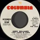 7inch Vinyl Single - Andy Williams - Last Tango In Paris