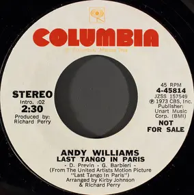 Andy Williams - Last Tango In Paris