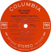 LP - Andy Williams - Andy Williams' Dear Heart