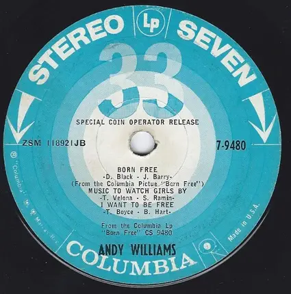 Andy Williams - Born Free