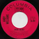 7inch Vinyl Single - Andy Williams - Dear Heart - Santa Maria Pressing
