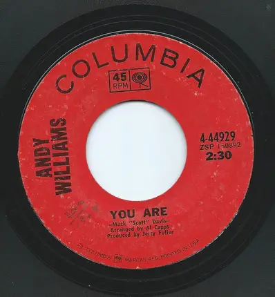 Andy Williams - Live And Learn