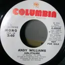7inch Vinyl Single - Andy Williams - Solitaire