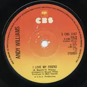 7inch Vinyl Single - Andy Williams - You Lay So Easy On My Mind