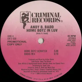 Andy B. Badd - Home Boyz In Luv